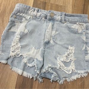 BOOMBOOM Jeans Shorts Star patriotic size 3 vintage